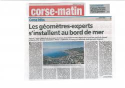 Opération de mesurage des marégraphes de Corse.