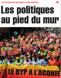 Le Quotidien de la Réunion: Le BTP à l'agonie, l'interpro se mobilise