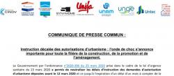 Instruction décalée des autorisations d’urbanisme : Toute la filière de la construction, de la promotion et de l’aménagement se mobilise.
