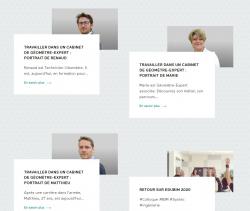 Témoignages de trois Géomètres-Experts sur le site Concepteurs d'avenir