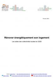 Etude de l'ANIL : Rénover énergétiquement son logement : les aides des collectivités locales en 2020
