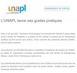 UNAPL - Publication des guides pratiques